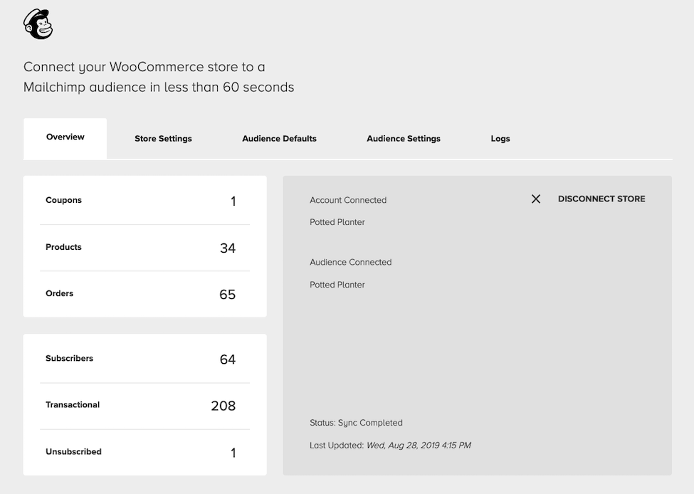 Mailchimp for WooCommerce Overview