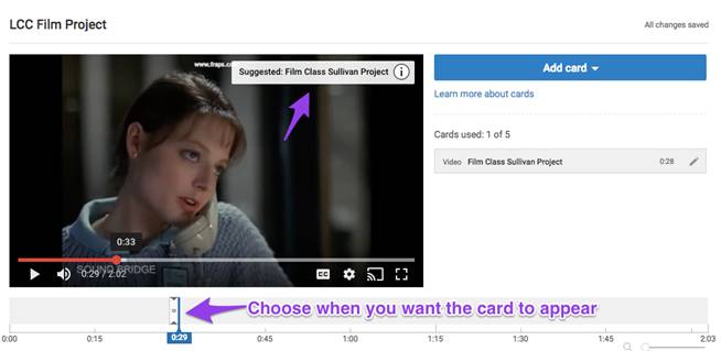 youtube video cards